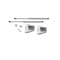 Rev-A-Shelf Steel, Silver, 6.5 in W, 5.25 in H, 15.25 in D, 15.25 in L, Silver 5372-SC-KIT-2 - alternate 1